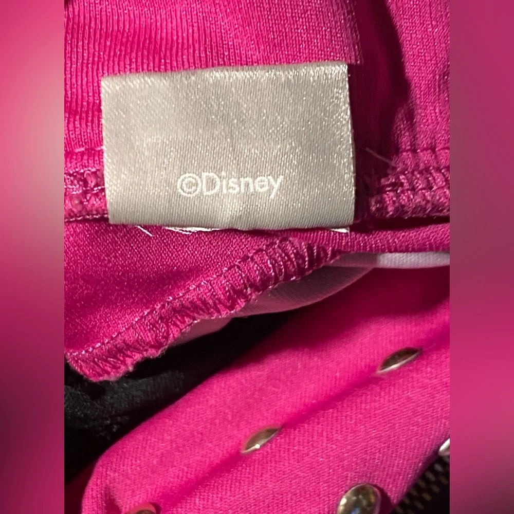 Disney Descendants Mal Costume Jacket Girls Purple Pink Studded Cosplay - Picture 6 of 6